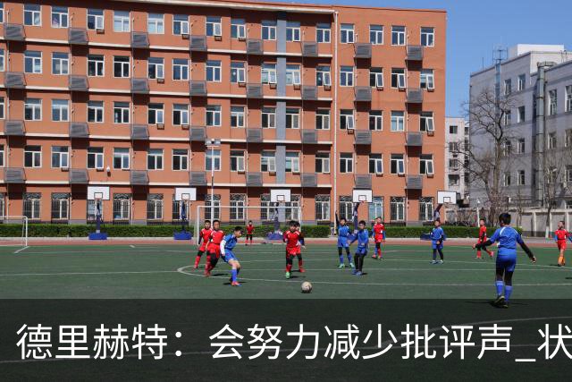 德里赫特：会努力减少批评声 状态还没达到100%