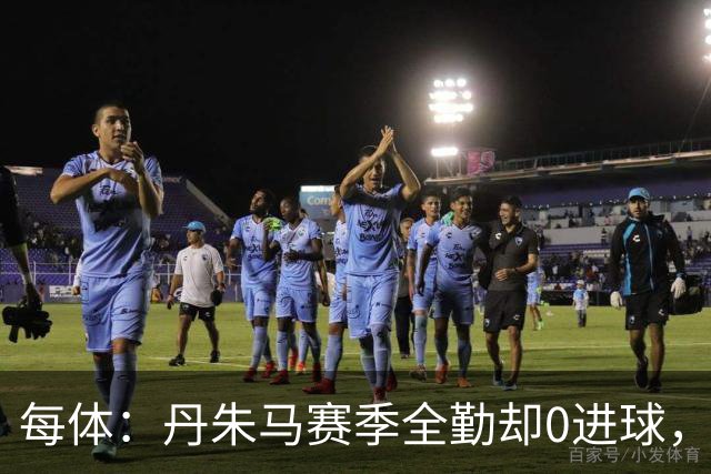 每体：丹朱马赛季全勤却0进球，4次错失良机，身价缩水94%
